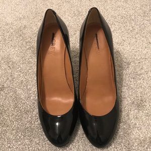 Jcrew Mona Black Patent Pumps - Size 6.5